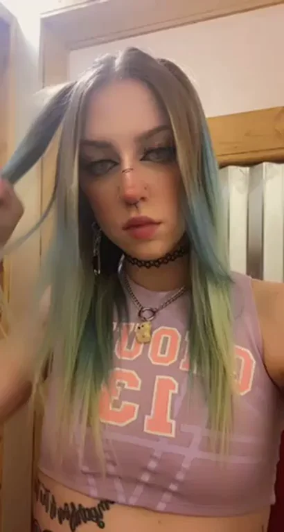 Goth Slut Gets Super Horny in Public 😈💦