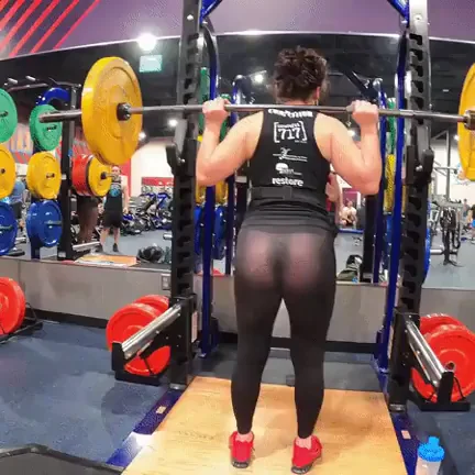 Sammi Starfish Squatting in Slutty See-Through Gym Leggings 💦🍑
