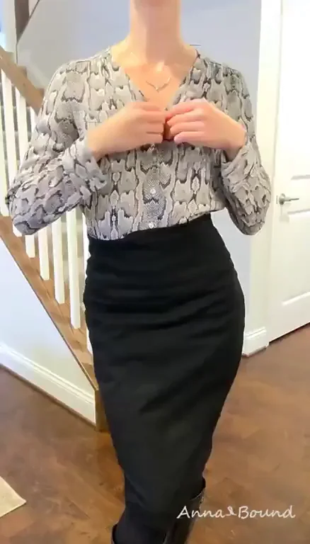 Coworker Slut or Boss Bitch? Nipples Poppin' Thru Blouse at Work! 😈💦
