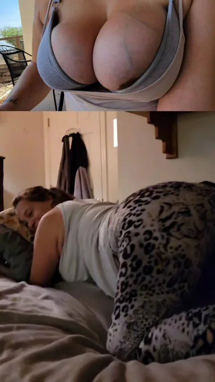 Aspiring Slutstar's Massive Tits & Leopard Ass Twerk Tease