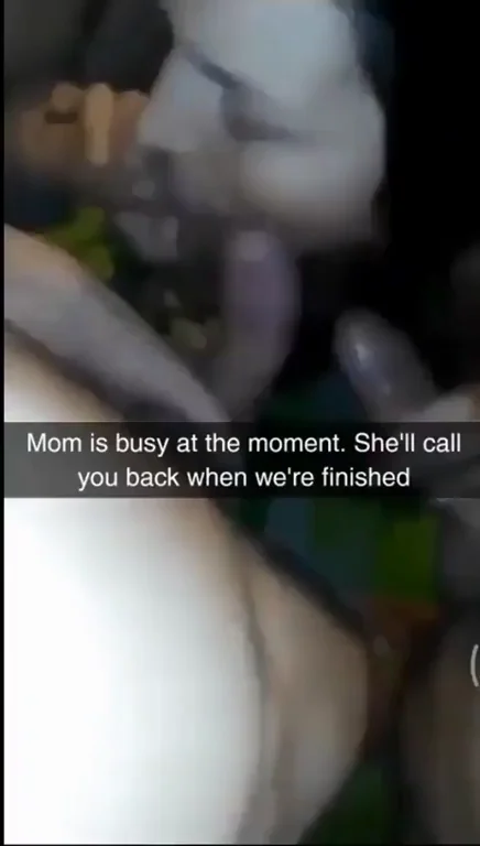 Mom's friends kept calling and disturbing us. Just sent them this snap telling them she's busy...