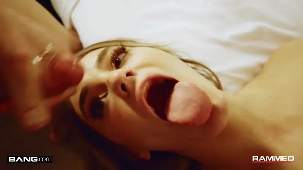 Kenzie Madison's Sloppy Facial Cum Blast 💦😛 Blonde Slut Begs for Load