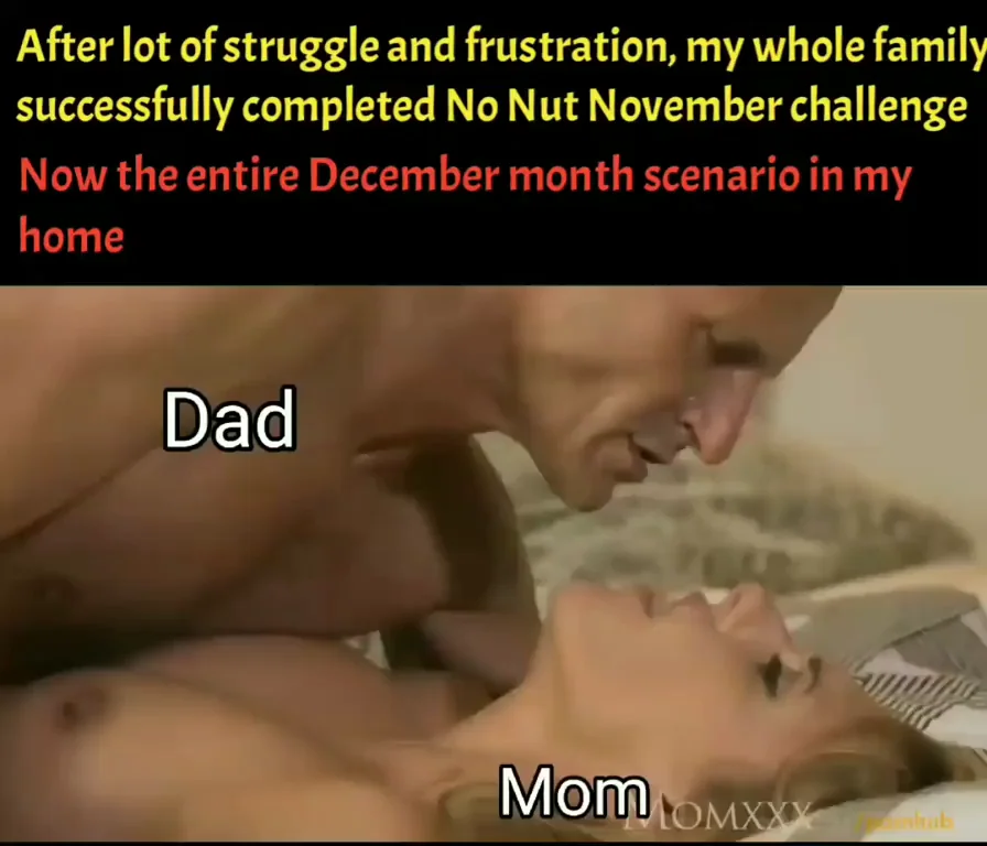 No Nut November Fails: Dad, Uncle & Cousin Pound Family Sluts into December