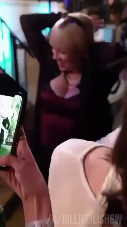 Billie and her massive tits in motion