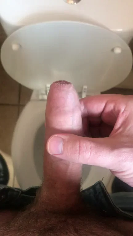 Work Stall Stroke: Part 2 Cock Tease on the Throne