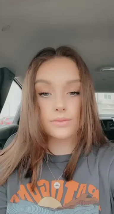 Quick Car Titty Flash Before Work 😈👙🚗 [18F]