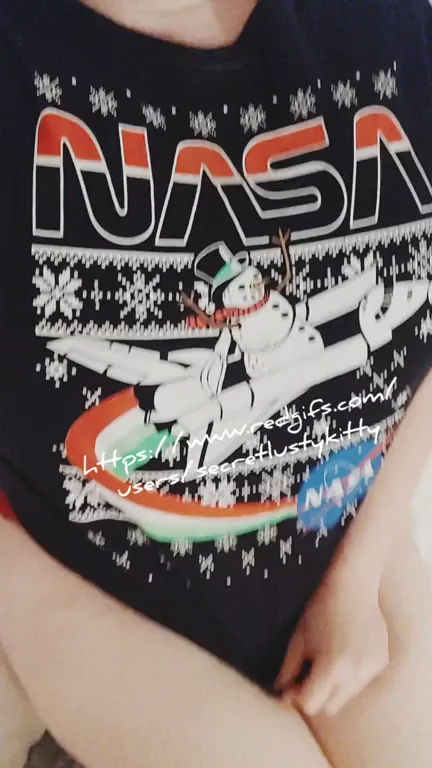 Merry Christmas/Happy Holidays from my NASA Snowman shirt & my bewbage ?? (F)40