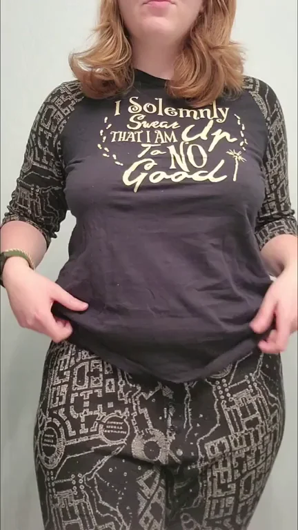 Redhead Slut's Harry Potter Titty Drop: Wand Fits Perfect Between My Massive Jugs! 🎄🍆💦