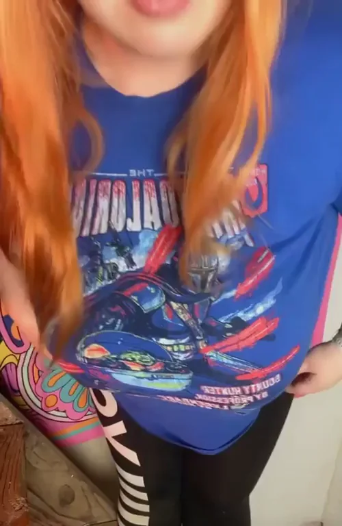 Redhead BBW Unleashes Her Massive Free-Flopping Tits
