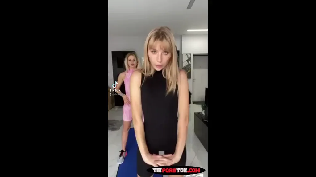 🔥 Horny TikTok Teen Couple's Naked Yoga Tease 💦