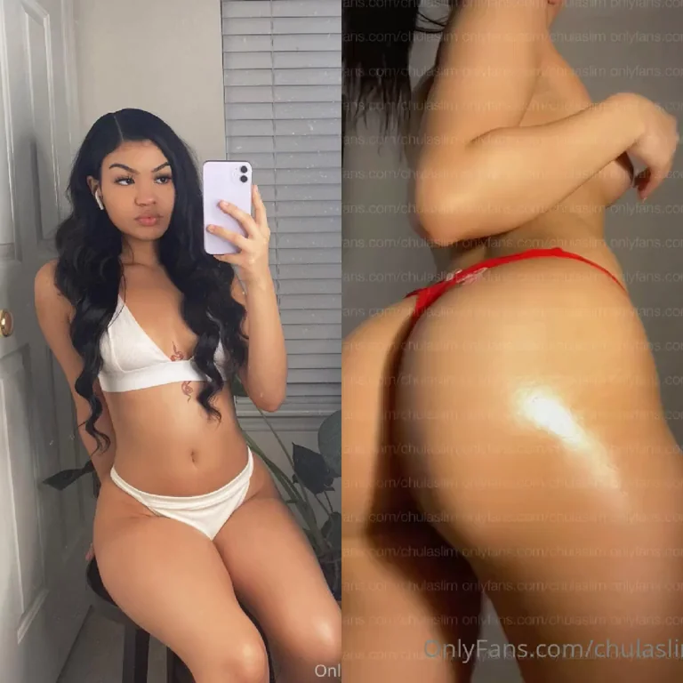 Thick Ebony Babe Twerks Her Oily Ass in Tiny Thongs