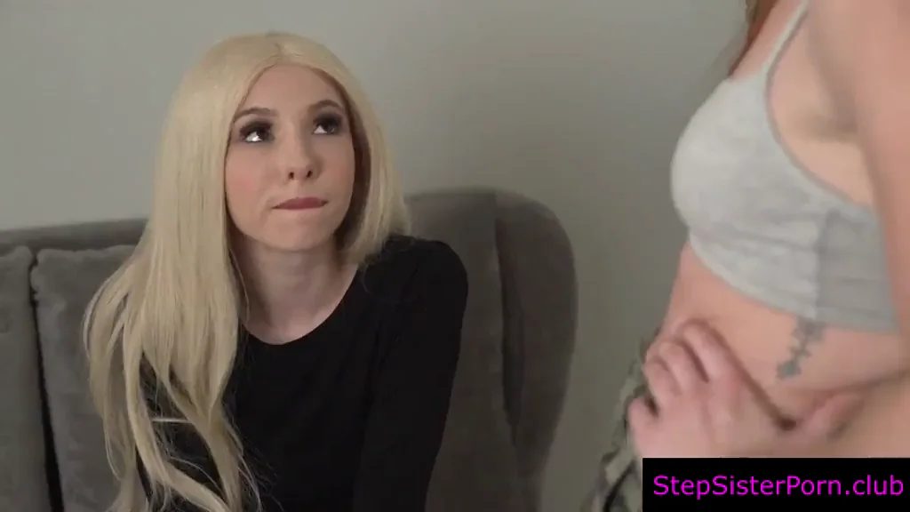 Blonde And Redhead Stepsisters Practice With Stepbro's Cock