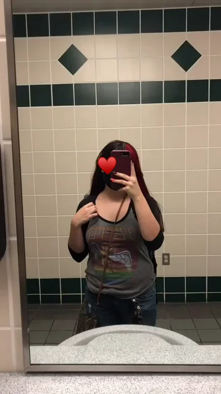 The rush to put my tits away when someone came in was exhilarating
