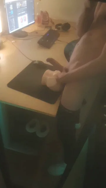 Having fun with my toy