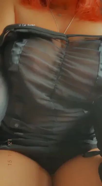 Redhead's Shiny Tits Bounce Test: How Slutty Bouncy?