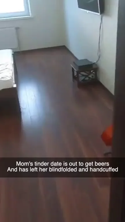 Caught Blindfolded Mom Sucking Son's Dick 😈🔥