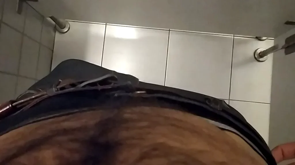 Office Bathroom Jerk-Off Before Holidays 🍆💦