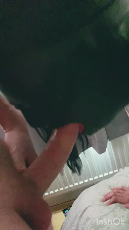 [M][F] Her mouth gets extra wet with the hood and Blindfold.