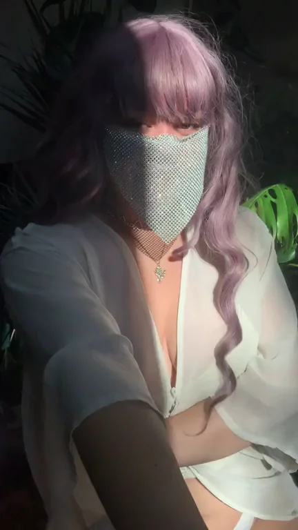 Tongue Tease with My Hot Asian Cosplay Slut 👅💜