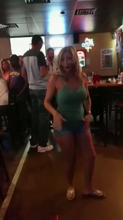 Flashing at the bar