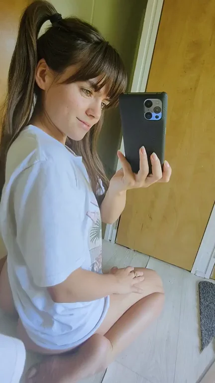 Petite Cutie in Bunches Feels So Cute 😍🍑