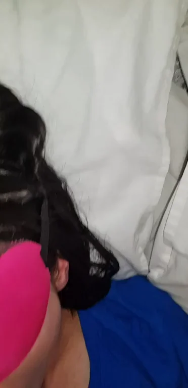 Sucking my cock and fucking herself
