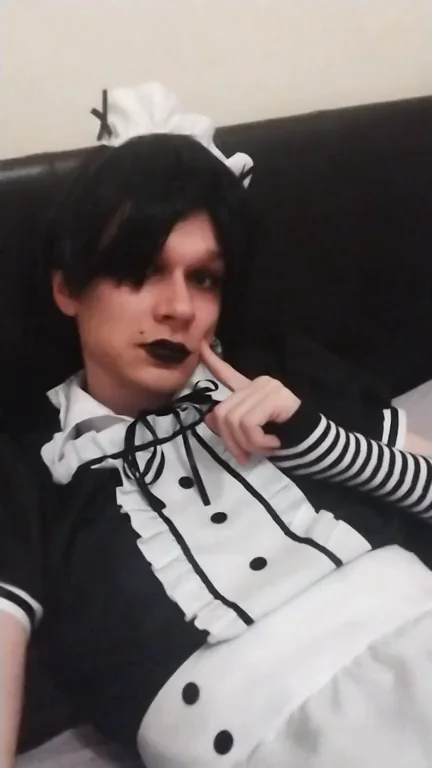 Im a goth maid with something extra ?