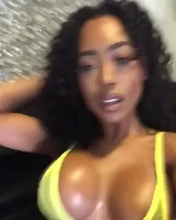 Thick Ebony Babe Shows Off Oily Twerk Skills