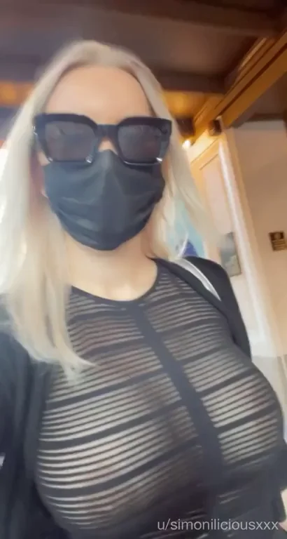 🔥 See-Through Dress Tease in Public Gets Me So Wet 😈 [F]