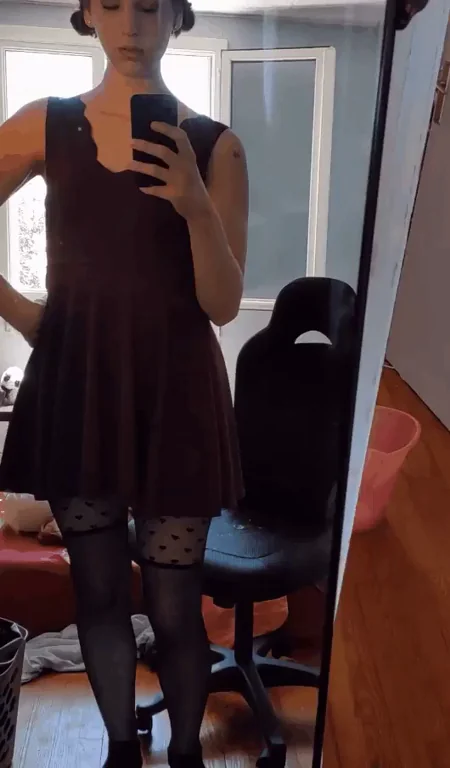 🔥 Lingerie Tease & Bulging Surprise Under My Sexy Dress! 💋