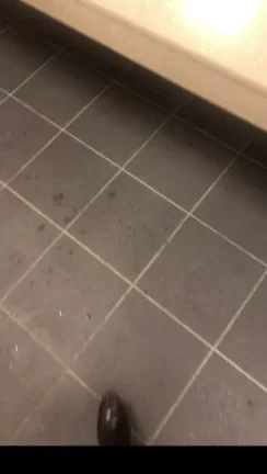 Making a mess in a public sink