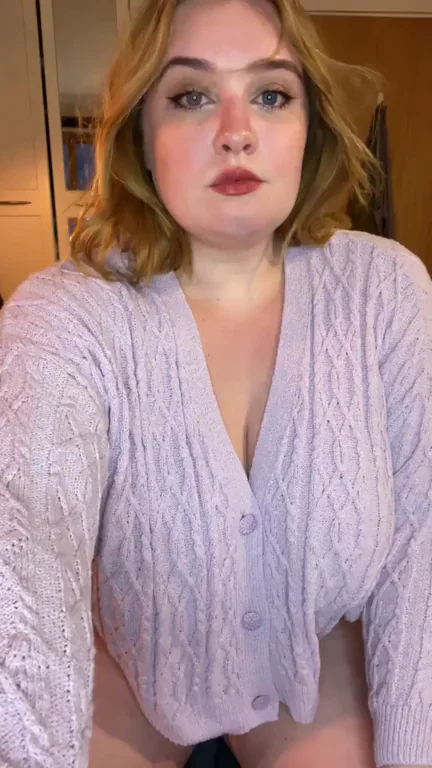 Trying to make cardigans sexy; did it work?