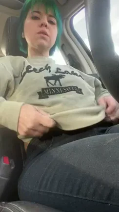 Pulling out my tits while driving was going well until I hit a bump in the road (oc)