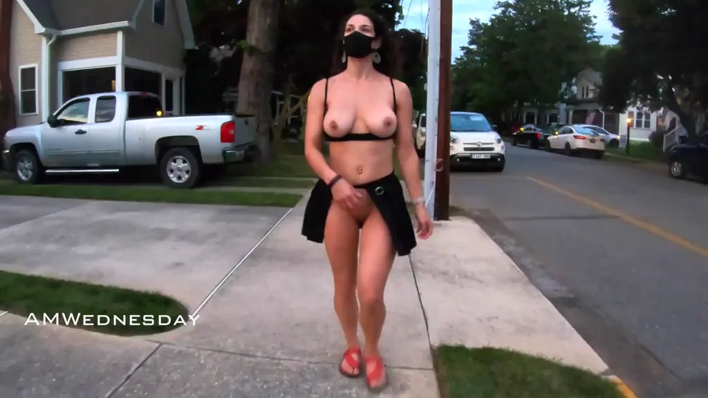 Taking an evening stroll through the neighborhood