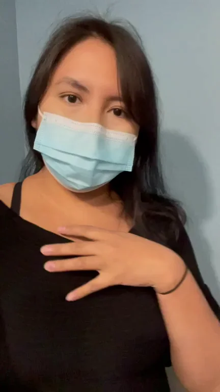 😈 Work Bathroom Titty Drop - Busting Out My Juicy Natural Boobs 🍈🍈
