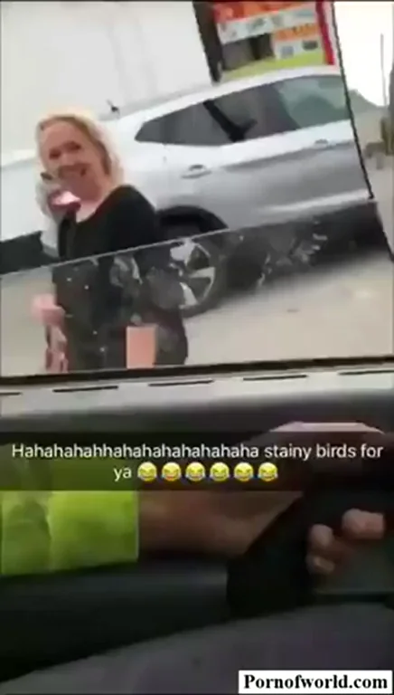 Daring MILF Granny Sucks Off Young Stud Worker in Public Car Dare Gone Wild