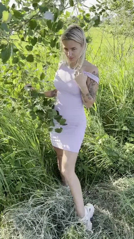 Natural Beauty Chloe18 Teasing Tits in the Wild 🌿🍈🔥