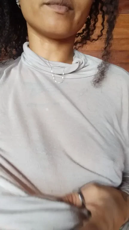 Daddy's Little Tease in Gray Top and Low Slung Jeans