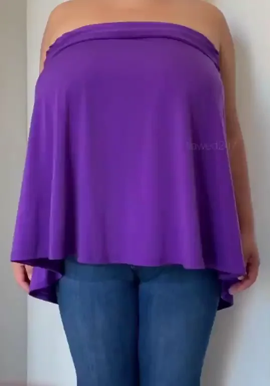 Missed My Huge Tits Dyke Tease? Back & Ready to Play 😈💜