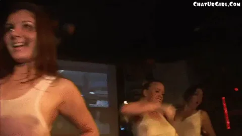 Public boobs flash
