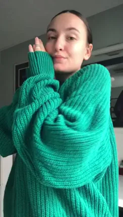 do you like whats under my comfy sweater ?