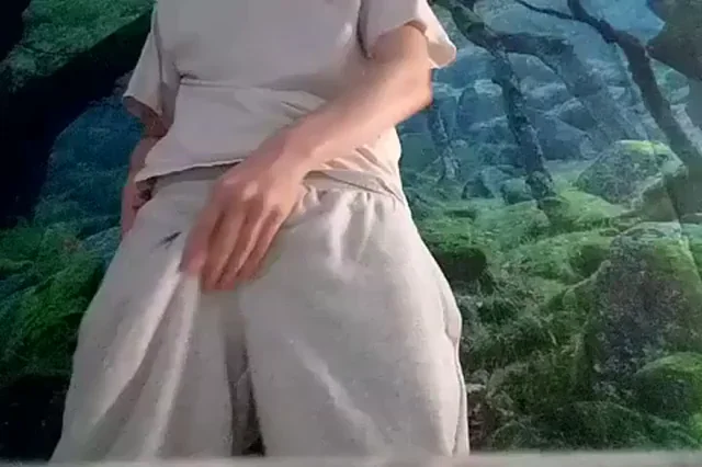 Grey Sweats Tease: Thick Cock Reveal Fail!