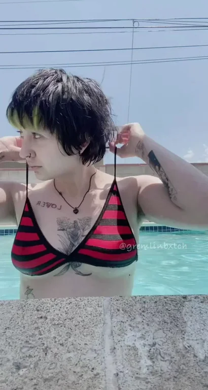 BF's Buddies Crave My Slutty Tits – Pool Party Flash Fest