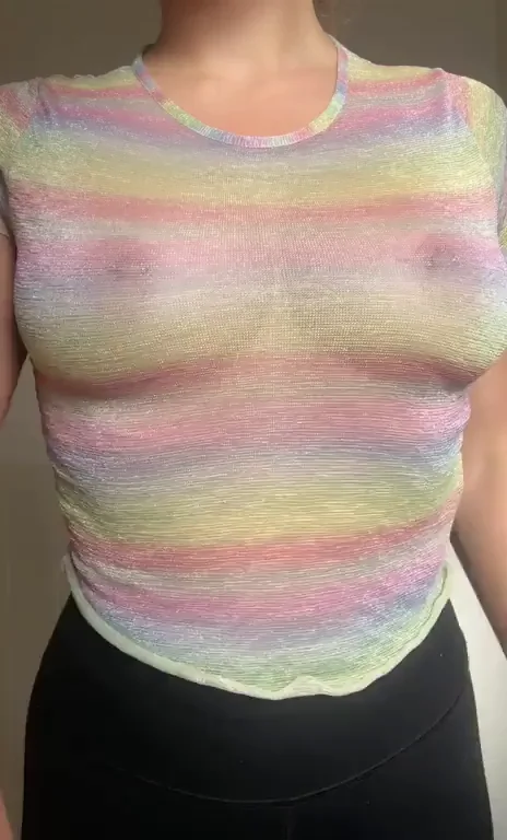 a little rainbow titty drop for you ?