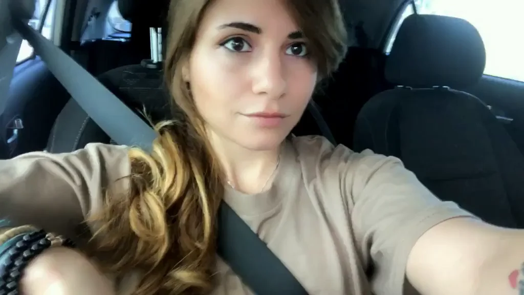 Youth Group Slut Teases Her Bare Pussy Under the Skirt! 😈👗💦