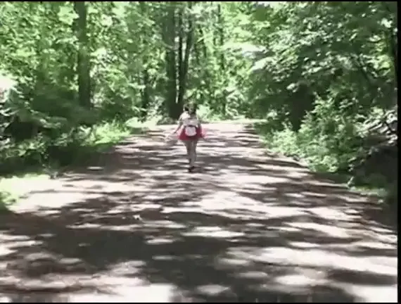 Bouncy Tits Red Riding Hood Jiggles Through the Woods