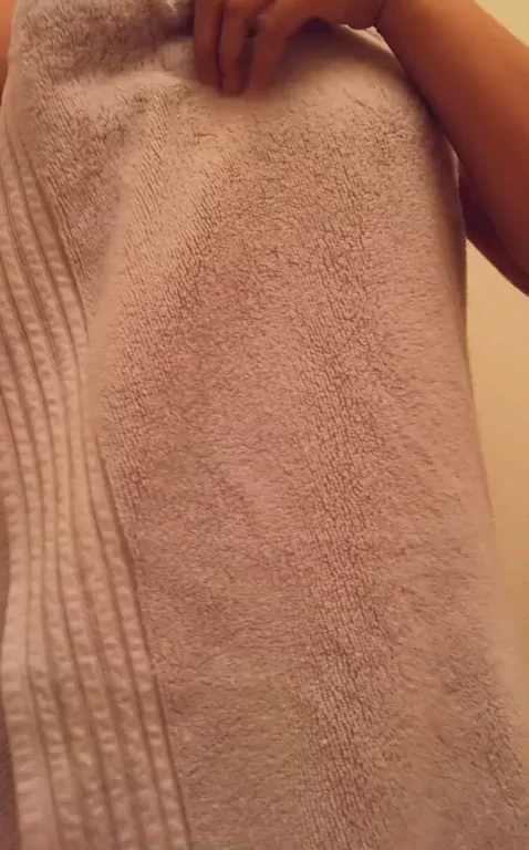 Just a towel?[Reveal]