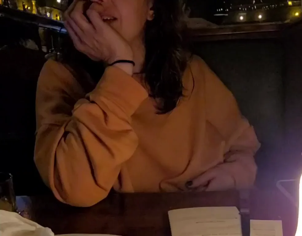 First time flashing at local restaurant