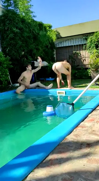 A pool day is always fun but more if we are naked and horny ... would you like to join??