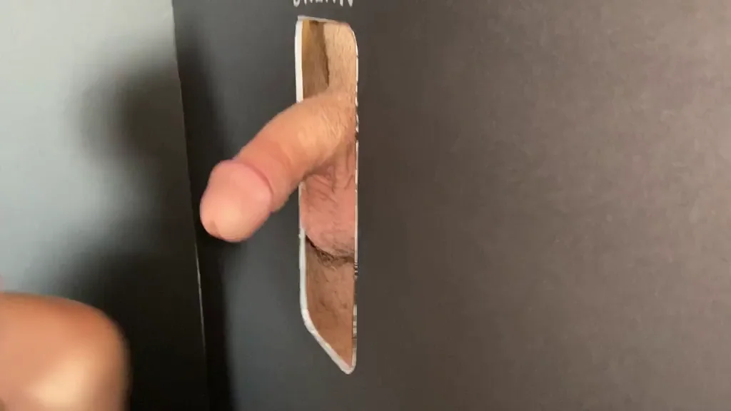 8/28 Fan Hotel Gloryhole Blowjob #1 Pt 1.